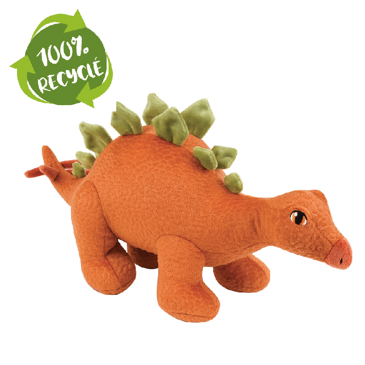  - les jeminosaures - peluche dinosaure stegosaure 45 cm 